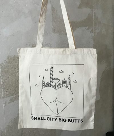 Jutebeutel Small City Big Butts